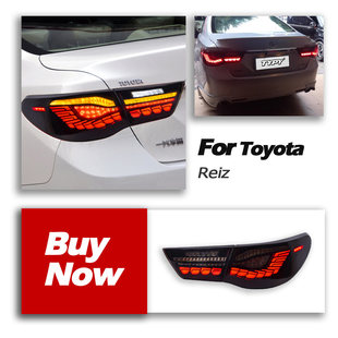 龙鳞LED后尾灯行车灯流光转向 丰田锐志尾灯总成改装 适用于10 17款