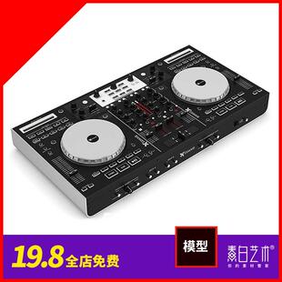 DJ打碟机电音C4D模型音乐设备创意场景3D模型素材非实物MX772
