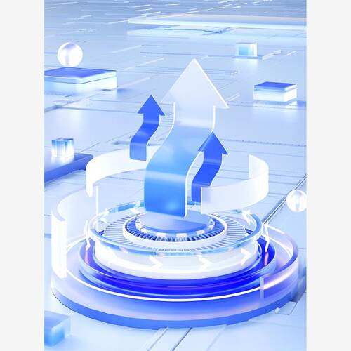C4D海报电商舞台微软风科技透明玻璃工程场景OC渲染建模素材A64