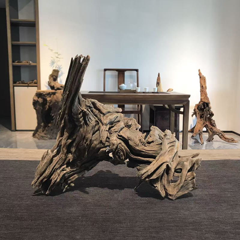 莫山堂福利款枯木风化木根艺树根烂木头鱼缸造景微景观摆件插花器