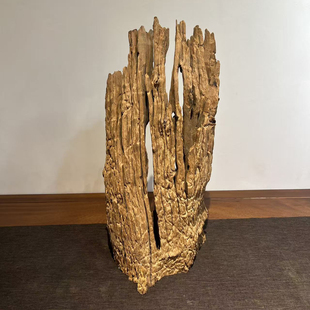 风化木摆件庭院禅意装饰枯木花盆灯罩盆景根艺老木头造景木侘寂风