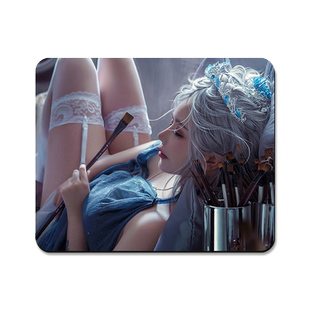 电竞游戏鼠标垫男生电脑办公手托垫小号加厚键盘垫动漫桌面垫定制