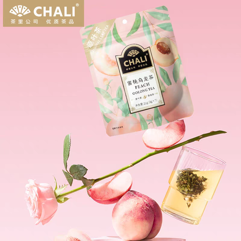 CHALI茶里蜜桃乌龙茶21g(3g*7袋）袋泡茶茶叶花果茶果茶