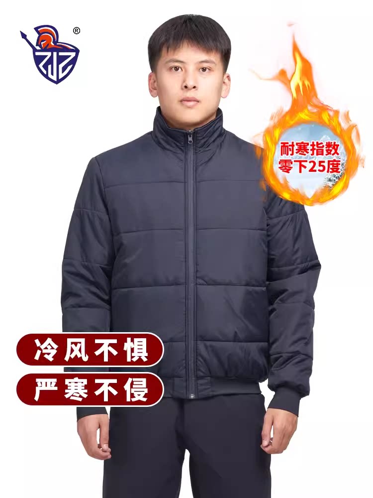 阻击者Z6棉服重磅加厚男冬执勤抓绒外套户外防寒保暖短款羽绒棉衣