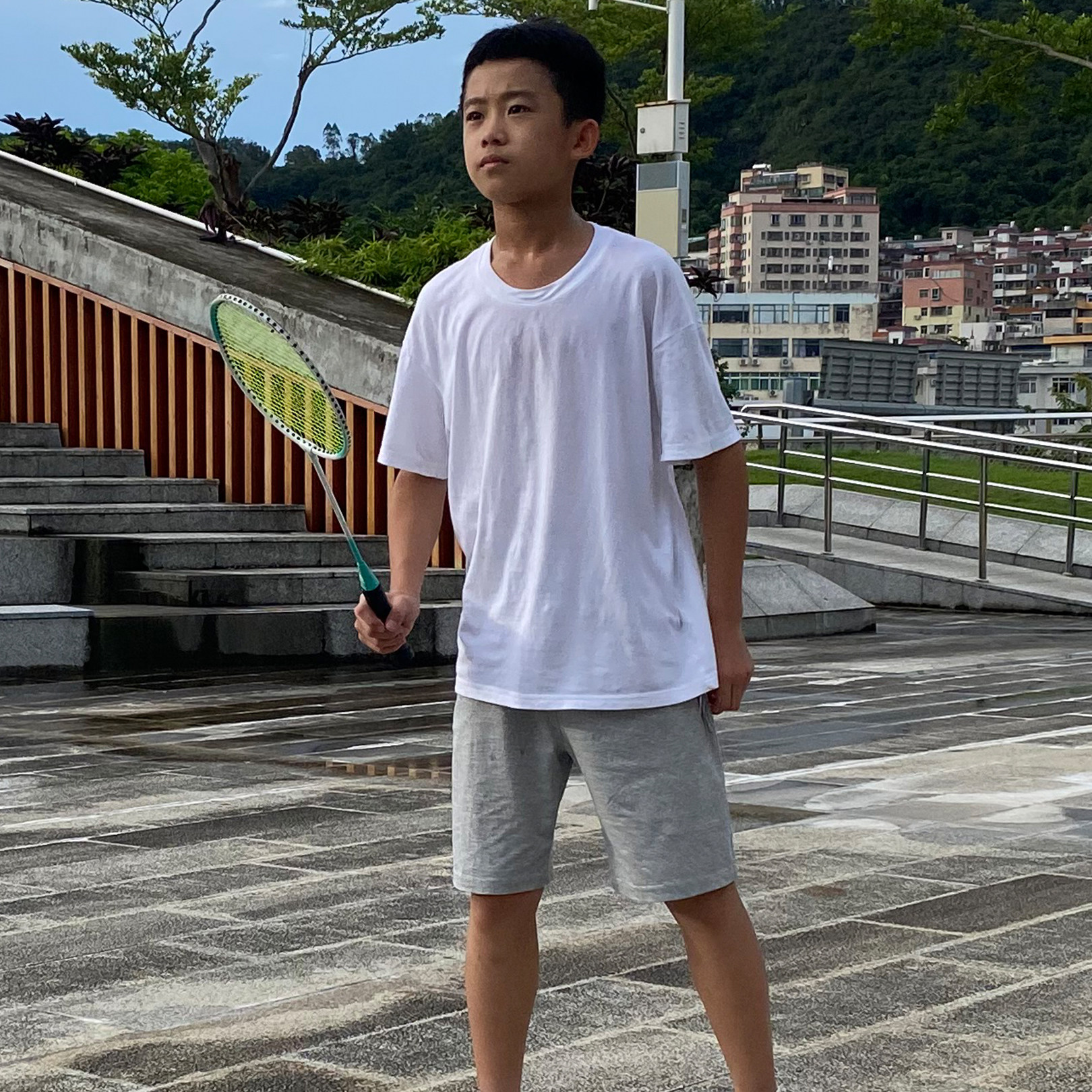 男童T恤纯棉夏装儿童短袖T男孩落肩宽松上衣男生透气运动短衫