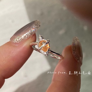 哈利波特尾戒 幸运魔法药水 福灵剂纯银戒指 原创设计 星期五见面