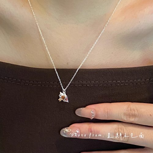 原创设计“福灵剂”纯银项链