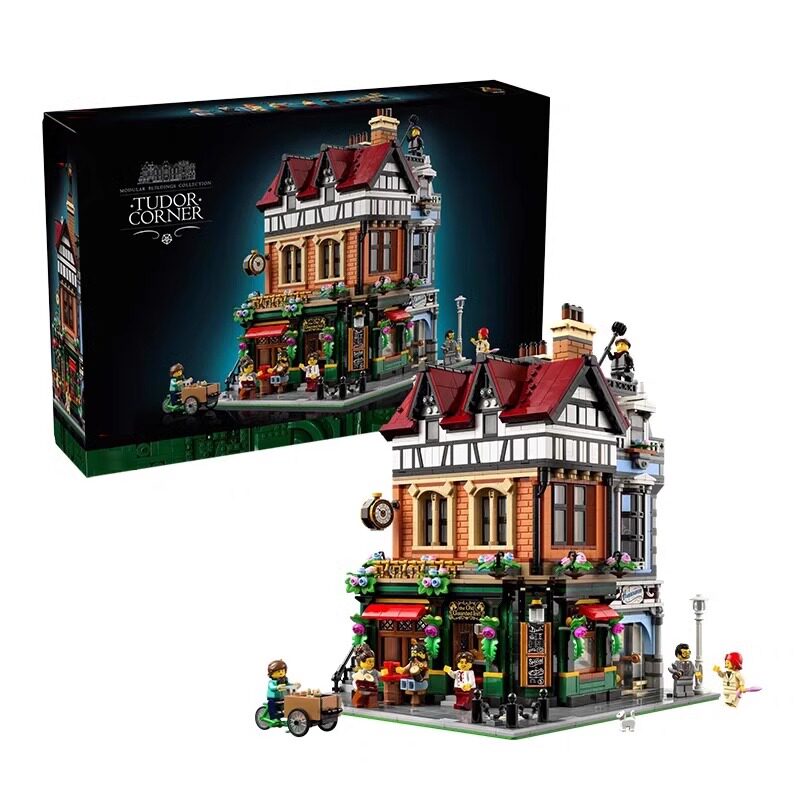 thumbnail for ICONS Vintage Series British Street Corner Educational Building Block Toy Street Scene Boy High-Difficulty Model 10350