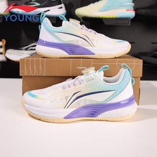 李宁儿童篮球鞋拂晓 V3青少年新款夏季专业男童鞋运动鞋YKBV024