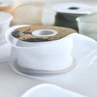 饰纱带 6CM鱼尾纱丝带网红蛋糕围边彩带手工diy材料母亲节彩带装