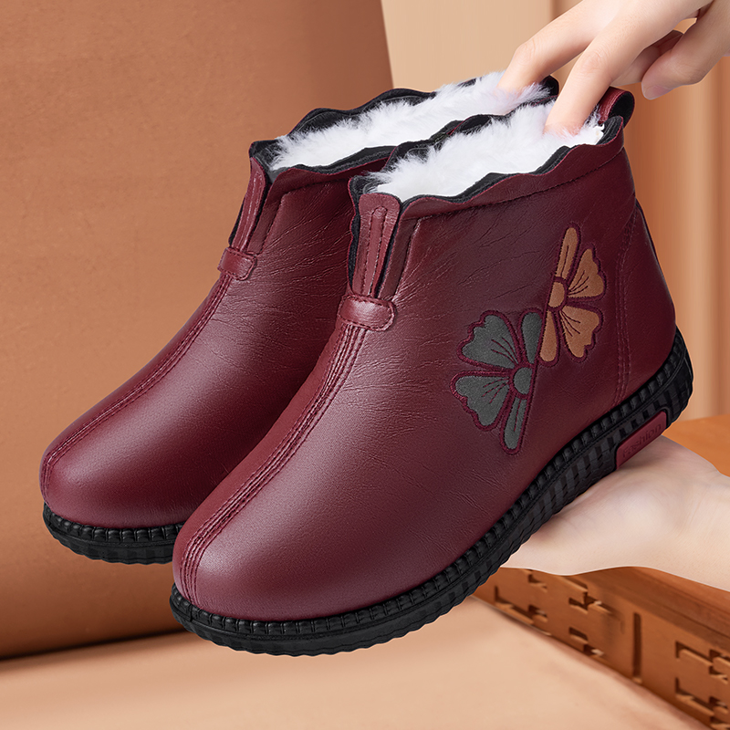 老北京棉鞋女冬加绒加厚保暖