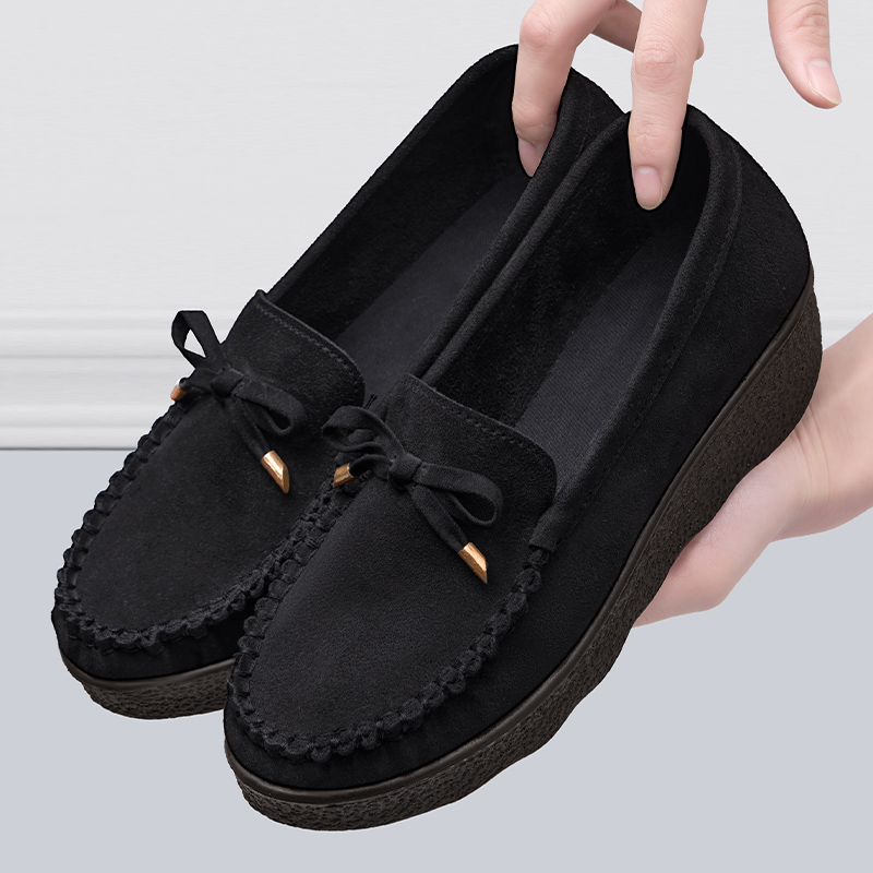 单鞋久站不累老北京布鞋女黑色