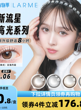 【0.06超薄款】cicica超薄美瞳彩色隐形眼镜渐变色款日抛10片装