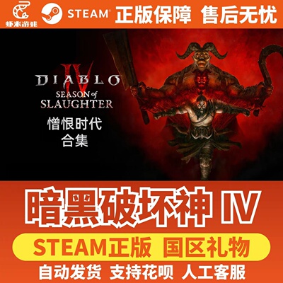 Steam正版暗黑破坏神4憎恨之躯国区好友礼物激活码Diablo IV暗黑4