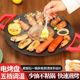 电烤盘家用一体烧烤烤肉盘麦饭石不粘锅户外多功能圆形电烤炉韩式