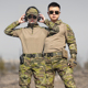 战术迷彩服套装 男军训服军迷户外CS野战训练蛙服防水耐磨冲锋衣女