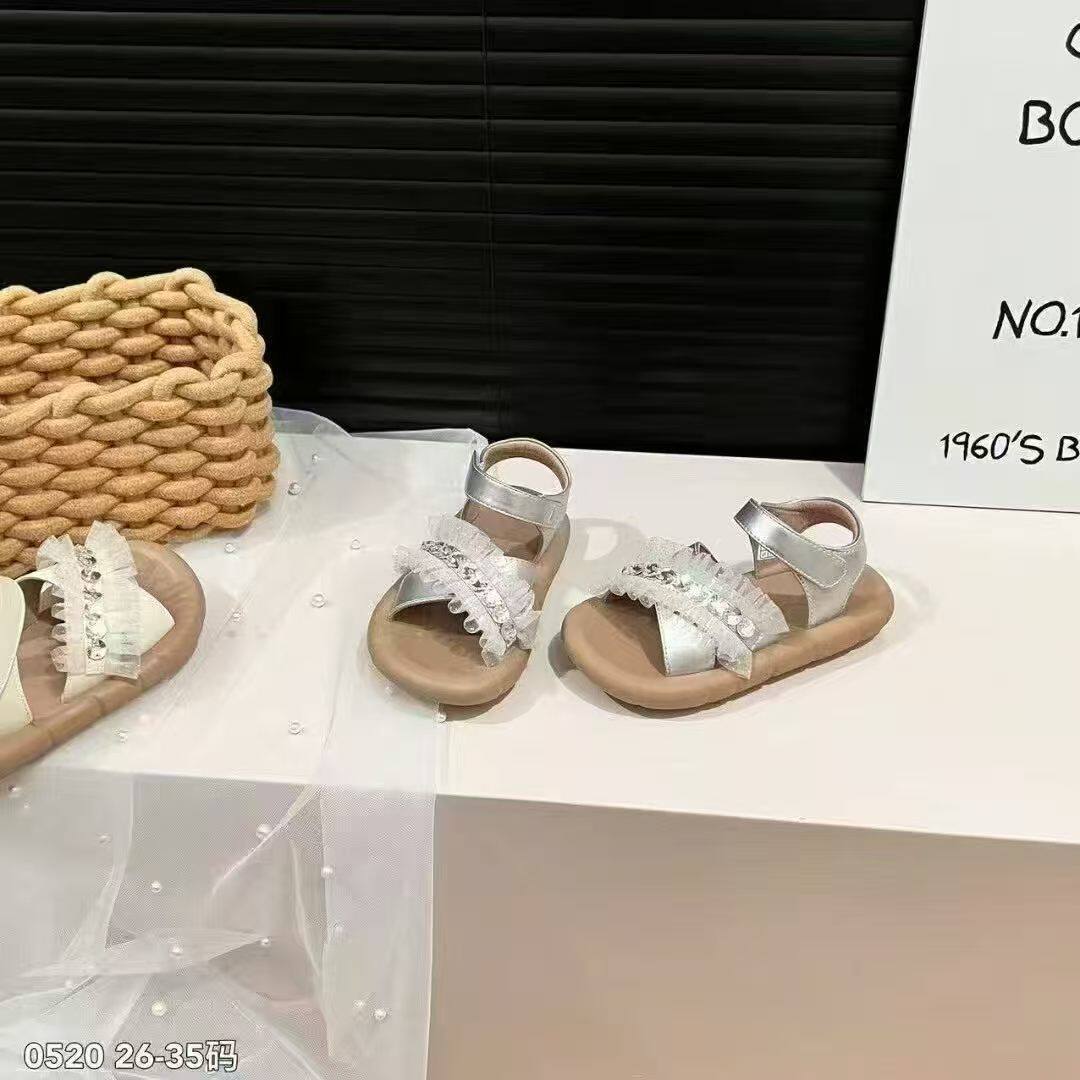 品牌撤柜好货女童公主凉鞋舒适沙滩鞋