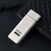 礼品潮时尚 超薄创意个性 充气打火机防风气体直冲金属定制迷你男士