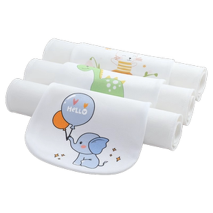 隔汗巾儿童纯棉幼儿园男童男孩止绣名字垫背全棉宝宝吸汗巾汉秋冬