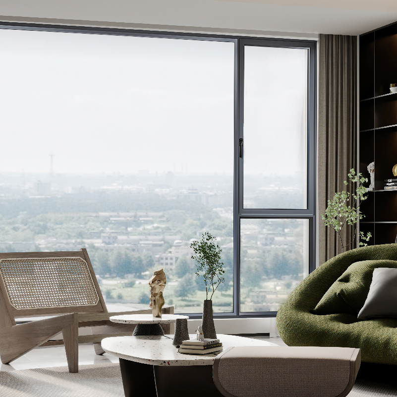 诚意金 美沃铝合金门窗110断桥铝门窗系统窗隔音窗落地窗户封阳台