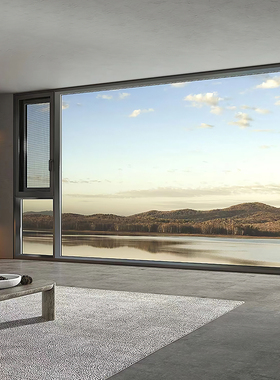 美沃112内开内倒铝合金门窗断桥系统窗落地封阳台封窗户隔音699元