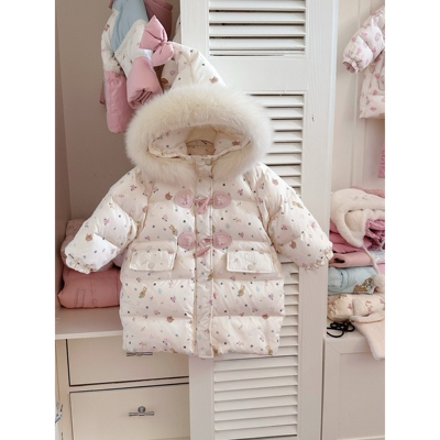 儿童羽绒服2025冬季新款儿童羽绒服新国标90白鸭绒宝宝连帽童外套