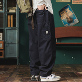 新款 直筒裤 宽松青少年休闲裤 日系潮牌机能工装 伐木裤 男夏季 男士 裤