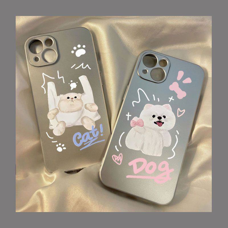 电镀银屁股狗狗手机壳适用于苹果17/16promax手机壳iPhone15硅胶软壳oppo小米vivo,3C数码配件,手机保护套/壳,淘宝优惠券,粉丝福利购,淘宝优惠卷