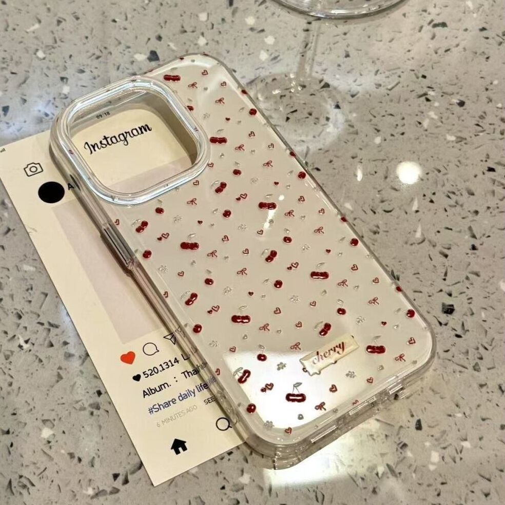 蝴蝶结樱桃imd苹果iPhone少女