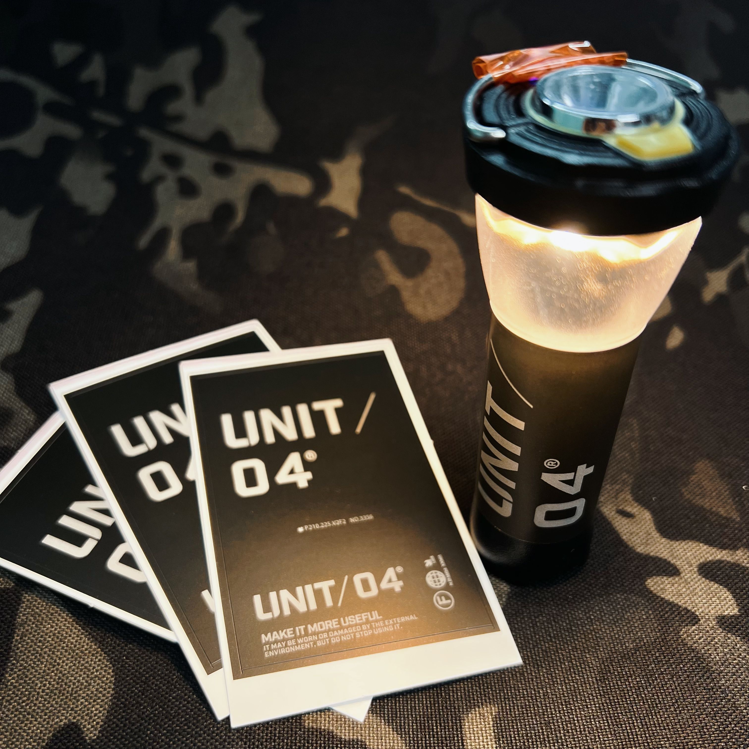 UNIT04户外露营gz灯贴纸goalzero灯黑化迷彩战术风格装饰贴纸