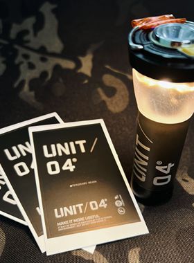 UNIT04户外露营gz灯贴纸goalzero灯黑化迷彩战术风格装饰贴纸