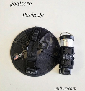 millwacam户外露营gz灯罩goalzero战术灯罩千风黑狗通用unit04