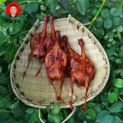 乡腊荣程重庆特产正宗烟熏五香鹌鹑烧烤食材5只装农家自制下酒菜