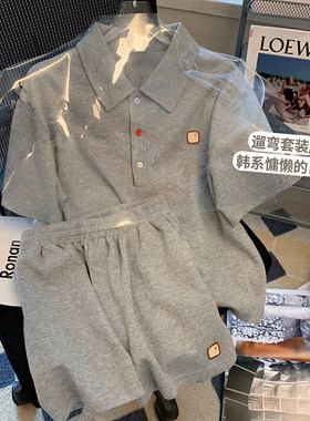 哺乳外出b辣妈款纯棉包领时尚套装2023新款休闲显瘦产后喂奶套装