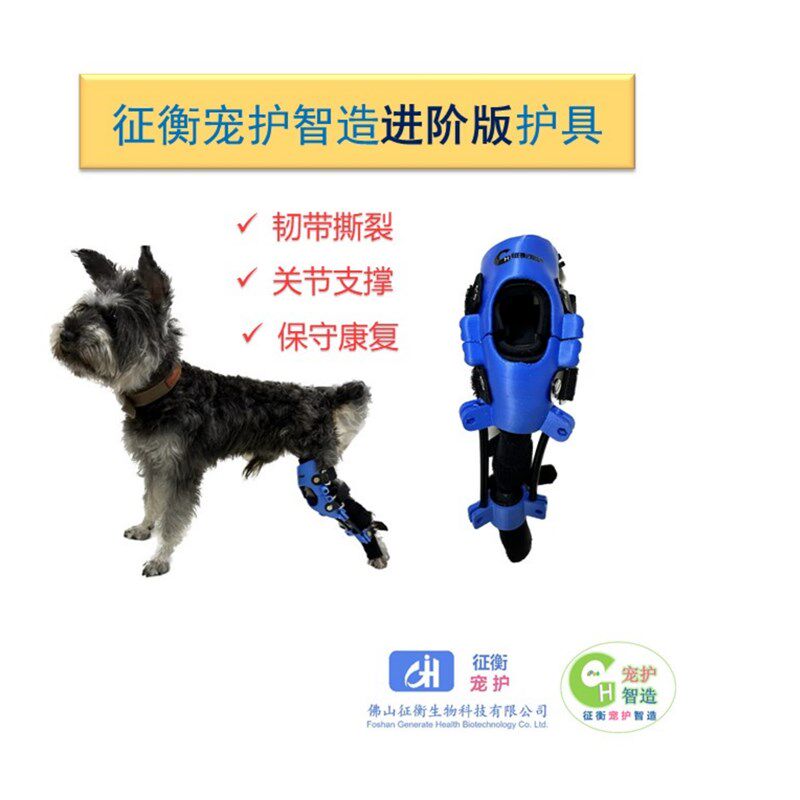 狗狗膝盖支撑护具犬膝关节十字韧带保护后腿骨折术后髌骨脱位定制