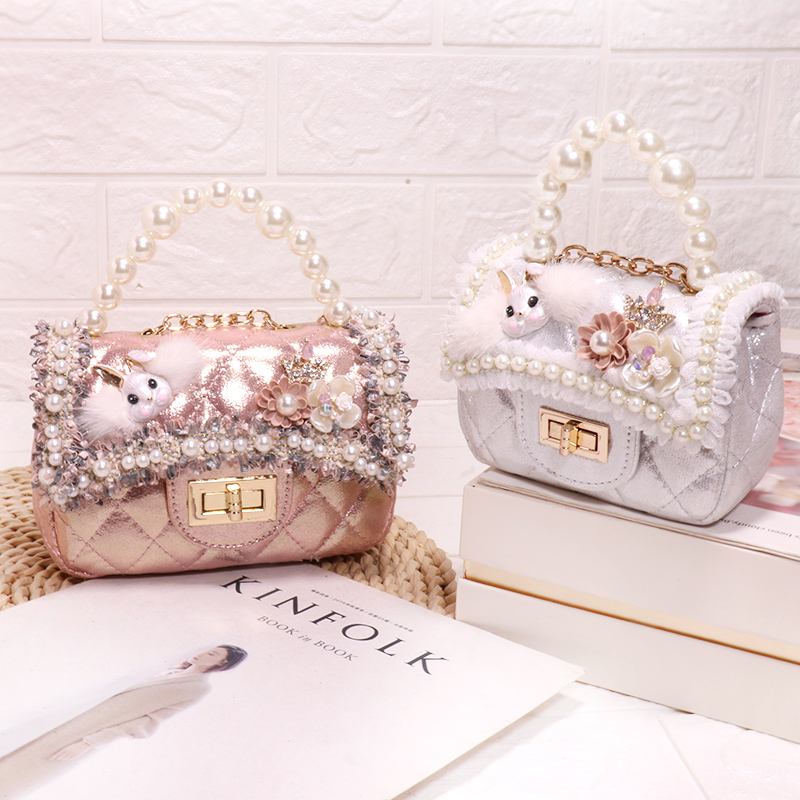 儿童包包女公主时尚手提包11-12岁韩国洋气斜挎包女W童可爱小包包