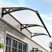 大水槽铝合金雨棚遮阳棚r阳台门头窗户防雨雨搭庭院户外挡雨板家