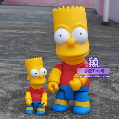 辛普森一家 阿h森一族 特大可动手办公仔模型玩具玩偶人偶摆件礼