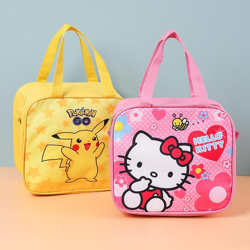 饭盒袋学生饭温盒厚包手提VEF袋儿童保袋加铝膜便卡通 可爱防水当
