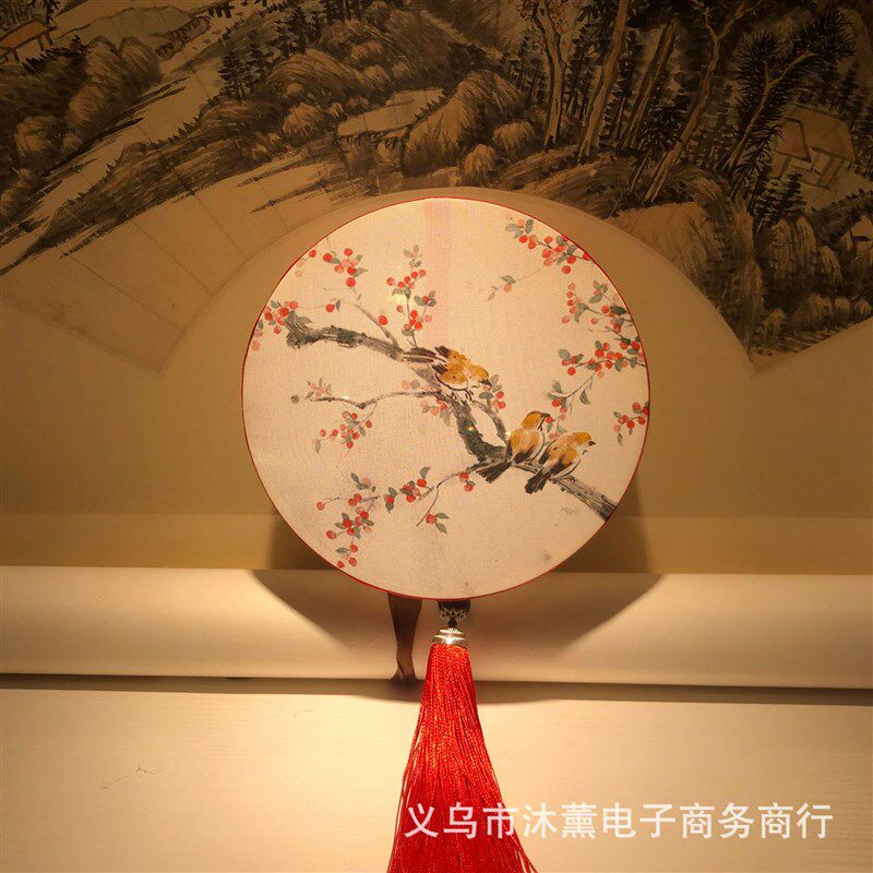 中秋节灯笼DIY元宵新品宫灯发光花灯春节元旦N节庆手提LED灯笼成