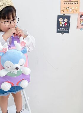 春夏网红可爱幼儿园书包儿童小背包女孩玩偶双肩包男童婴幼儿宝宝