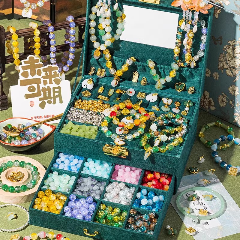 十里红妆3d拼图点翠凤冠diy手工材料女孩喜欢的玩具儿童生日礼物