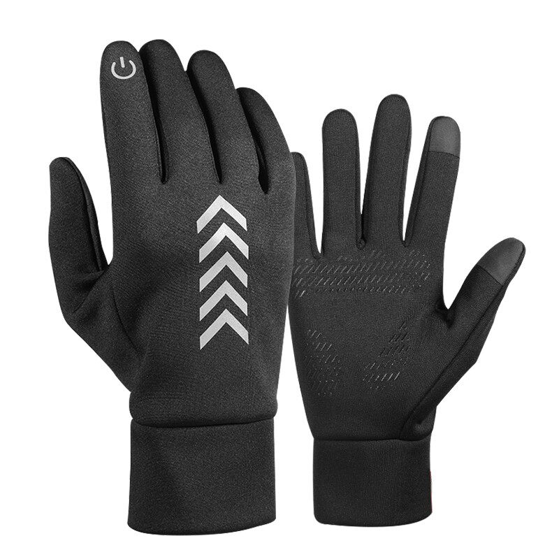 冬季骑行手套自行车男保暖防寒防风山地车保暖全R指摩托电动车装