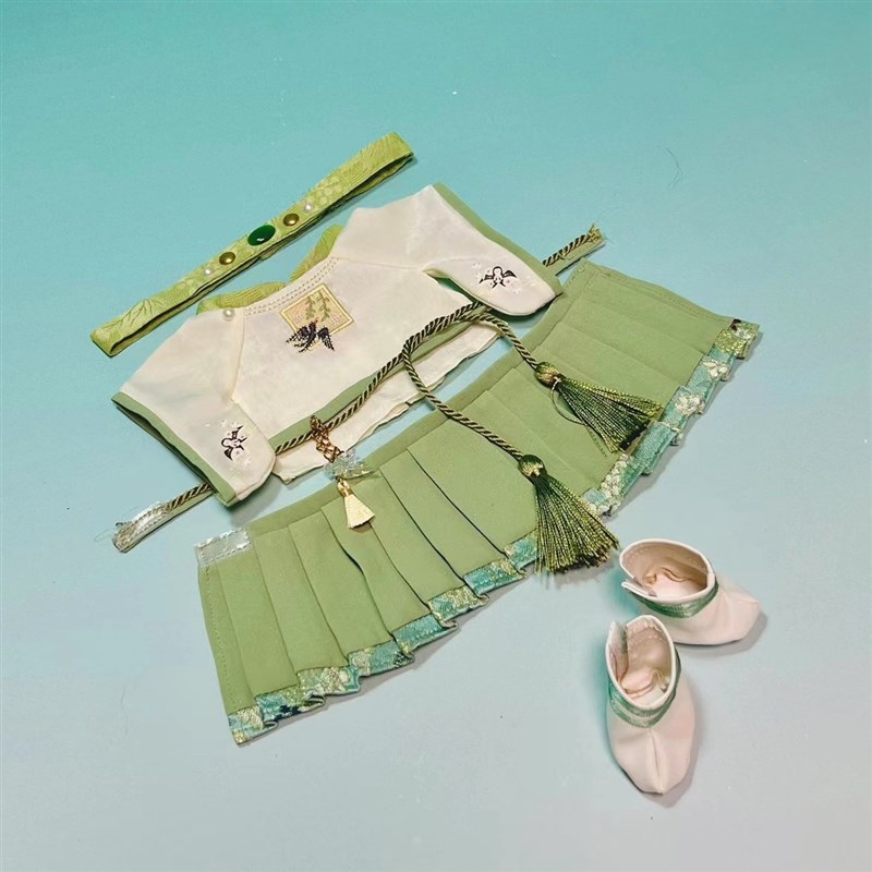 现货20厘米棉花娃娃n娃衣汉服中式套F装20cm娃衣男娃中国风替换服