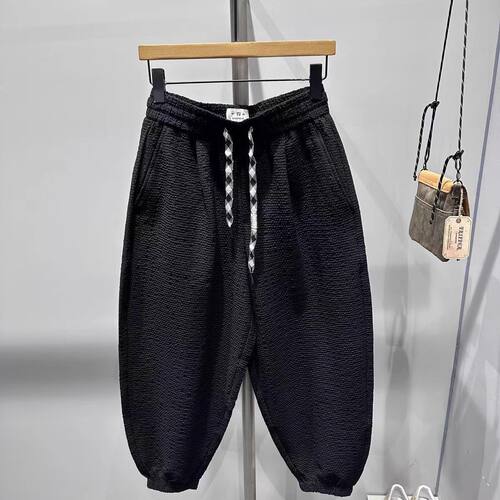 大码300斤痞帅休闲cityboy束脚裤