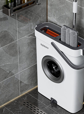 佳帮手拖把家用2026新款可夹抹布一拖净拖地神器免手洗平板拖墩布