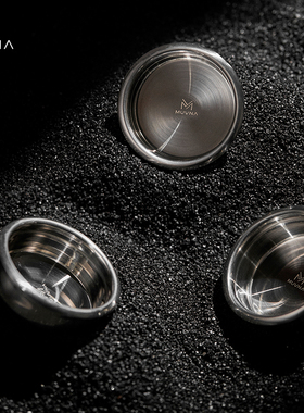 MUVNA慕威纳意式咖啡机冲煮头清洁盲碗58mm手柄粉碗通用304不锈钢