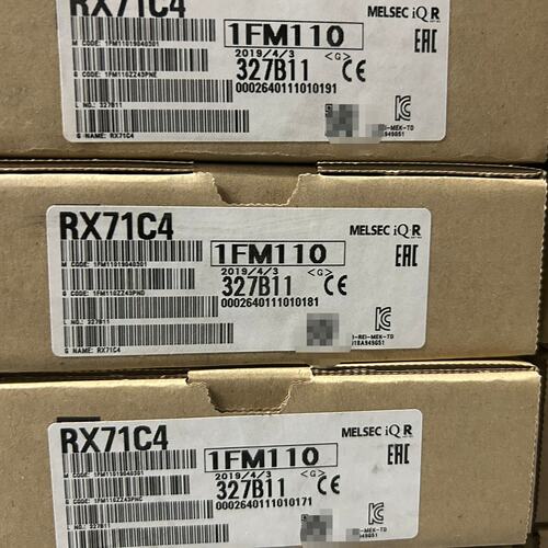 议价三菱PLC模块RX71C4,全新原装实物图片， 800一个，