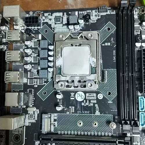 议价E5-V302主板+E5-2450L CPU套装 原装拆机