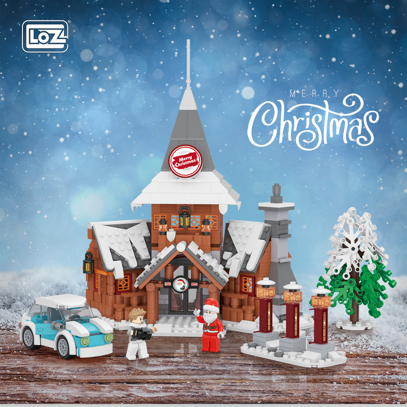 LOZ俐智圣诞老人之家蛋